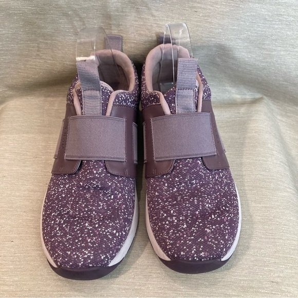TRAQ by Alegria Sz 40 Volition Eggplant Rain Slip On Sneakers Walking Shoes - Picture 2 of 12
